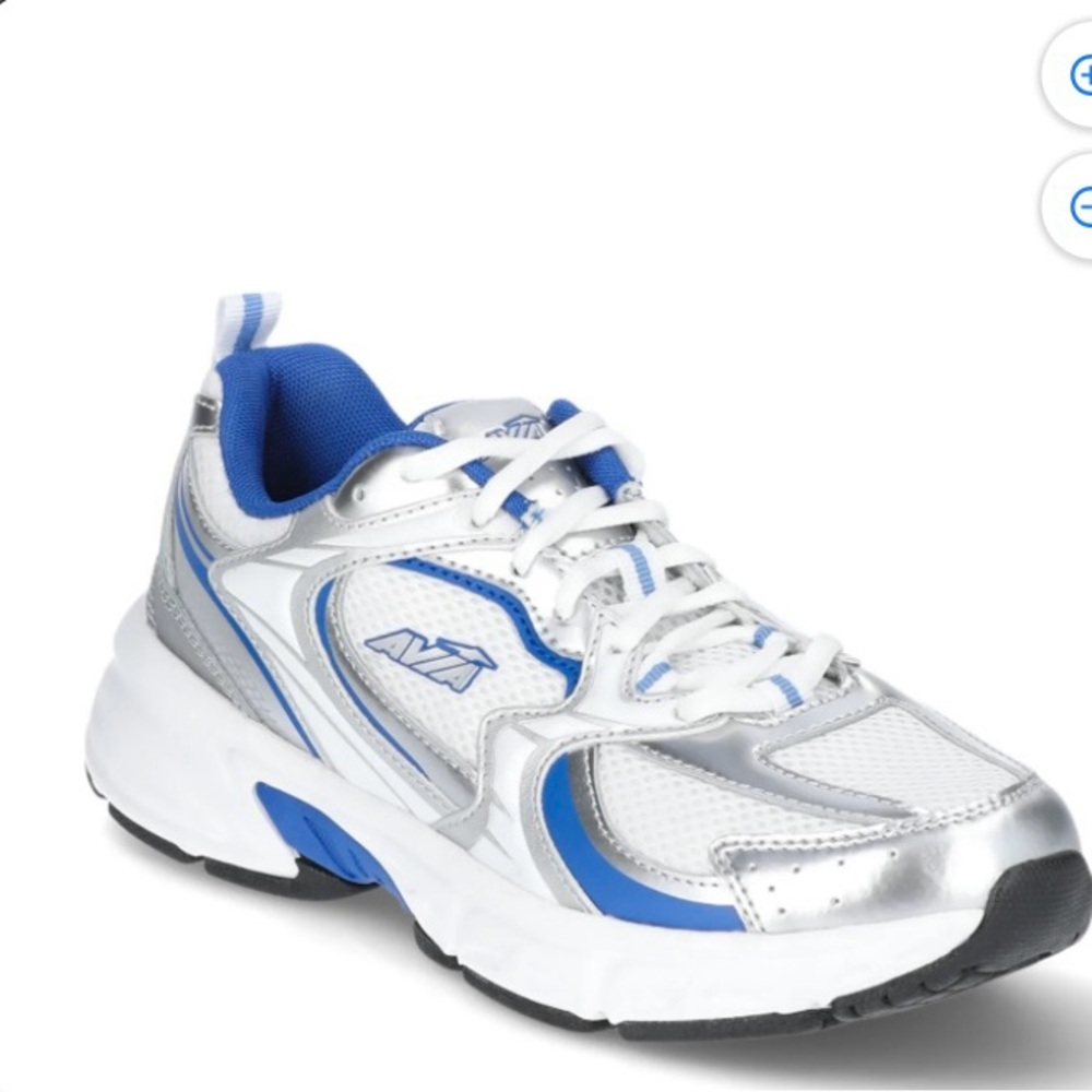 Avia Women's Sneakers in Blue and Silver